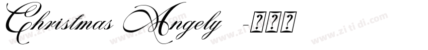 Christmas Angely  字体转换